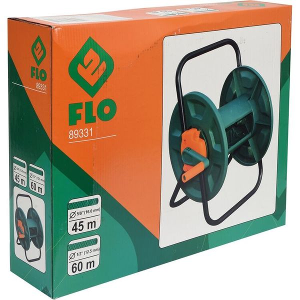 КОТУШКА ДЛЯ НАМОТУВАННЯ ШЛАНГА FLO 5/8"/45 М; 1/2"/60 М 89331 фото