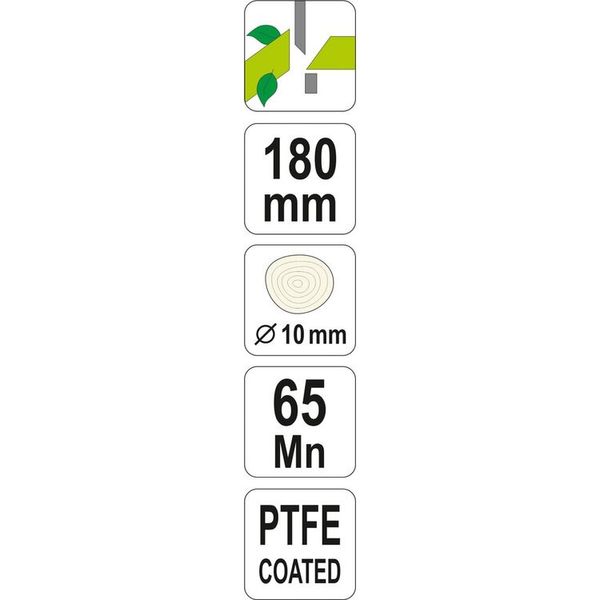 СІКАТОР FLO D= 10 ММ ЗМІЦНЕНИЙ, L= 180 ММ 99202 фото