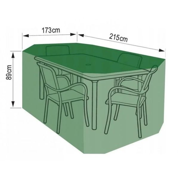 ЧОХОЛ ДЛЯ ПРИСАДИБНИХ ГОЙДАЛОК FLO 215X 173X 89 CM, ПОЛІЕТИЛЕНОВИЙ 92110 фото