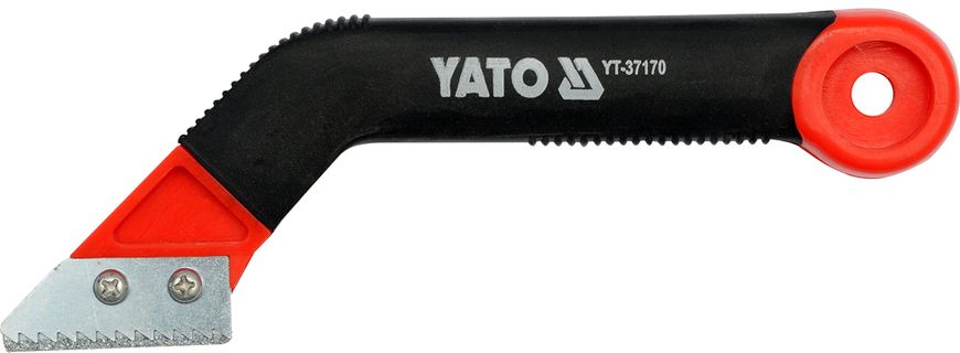 СКРЕБОК ДО ФУГИ YATO; L= 160 ММ, ЛЕЗО- 50Х 2 ММ YT-37170 фото